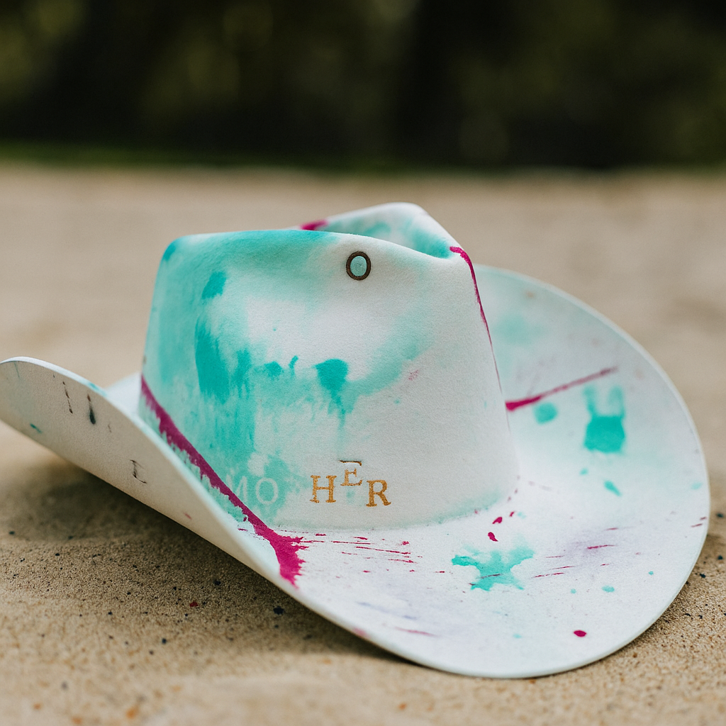 felt splatter cowboys