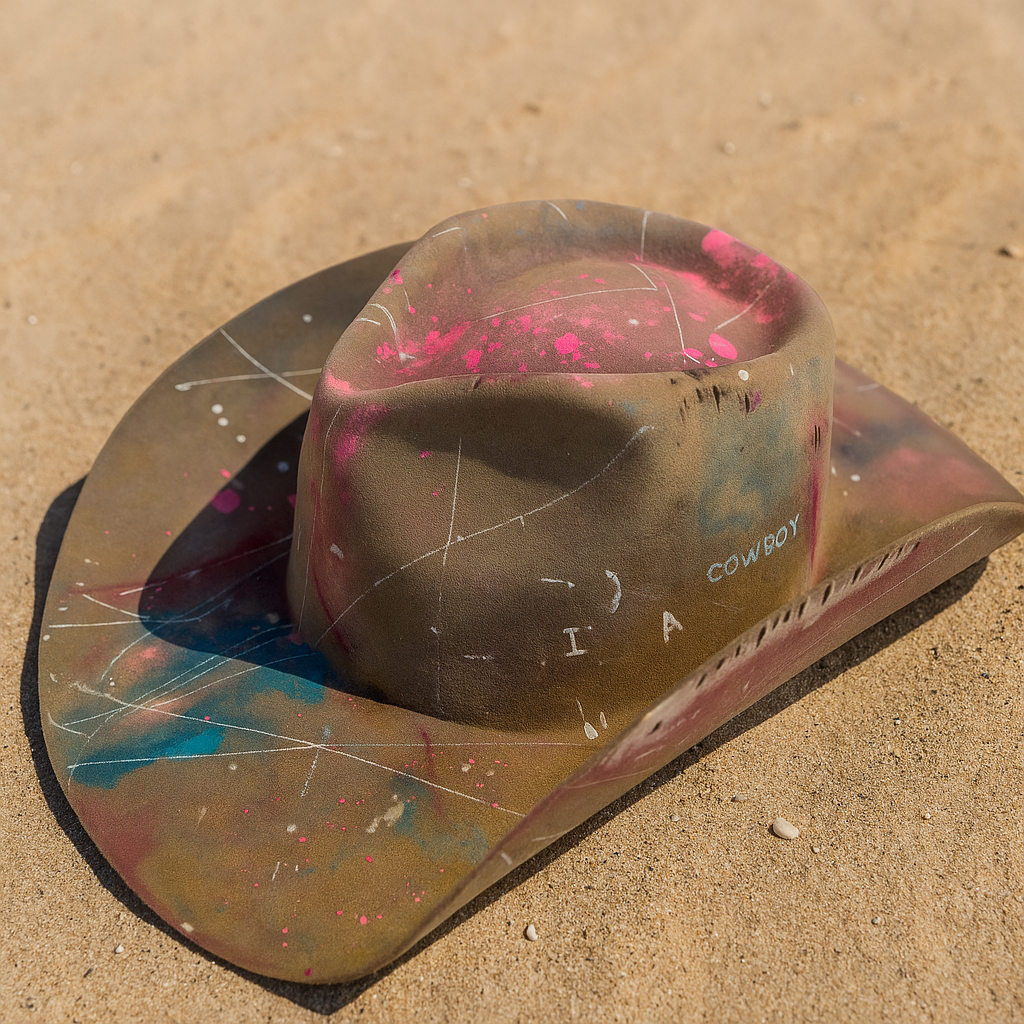 felt splatter cowboys